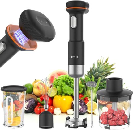 Ritus Immersion Blender 5 in 1 Cordless Hand Blender